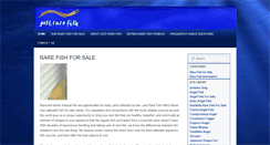 Desktop Screenshot of justrarefish.com