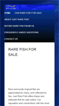 Mobile Screenshot of justrarefish.com